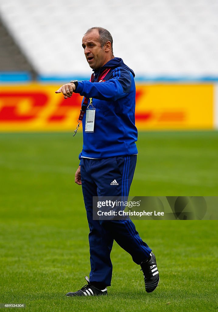 RWC 2015 - France Captain's Run