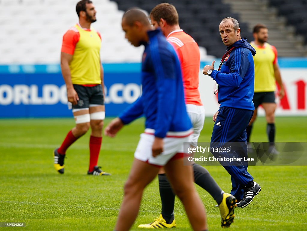 RWC 2015 - France Captain's Run