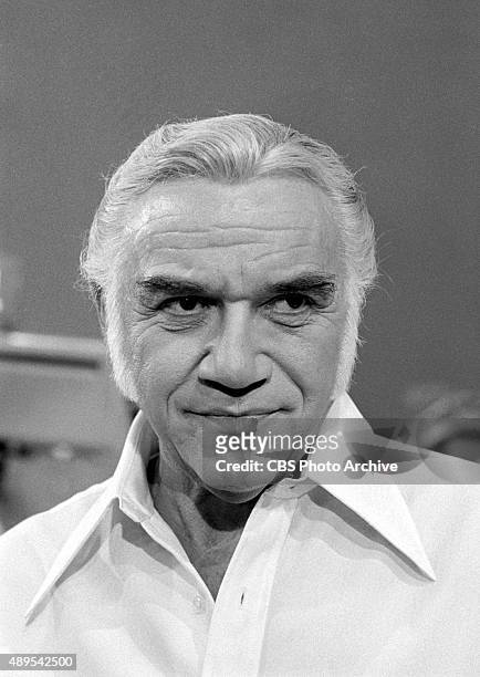 Lorne Greene on the SONNY AND CHER COMEDY HOUR. Image dated September 29, 1972.