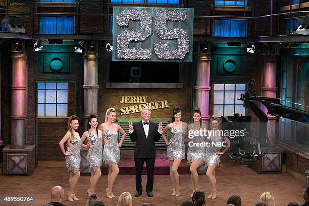 Season 25 -- Pictured: Jerry Springer, 25th Season Spectacular --