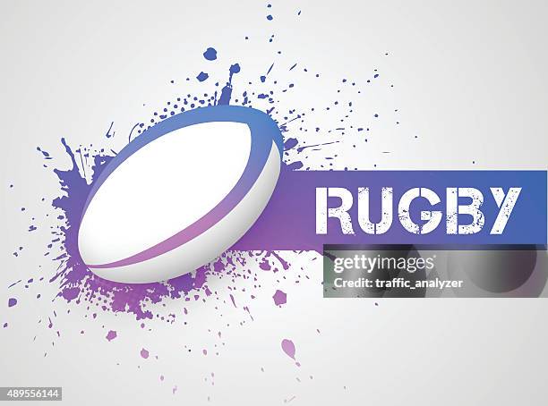 ilustrações de stock, clip art, desenhos animados e ícones de bola de râguebi - rugby