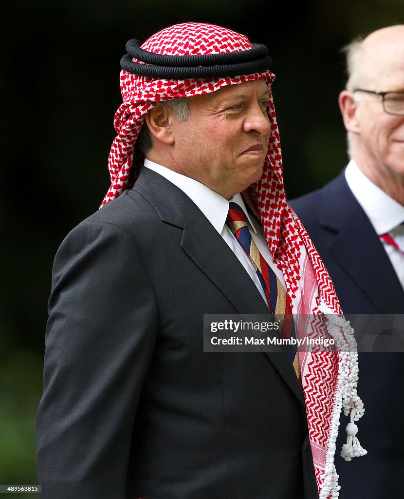 King Of Jordan Takes The Salute At The Combined Cavalry Old Comrades Association Parade