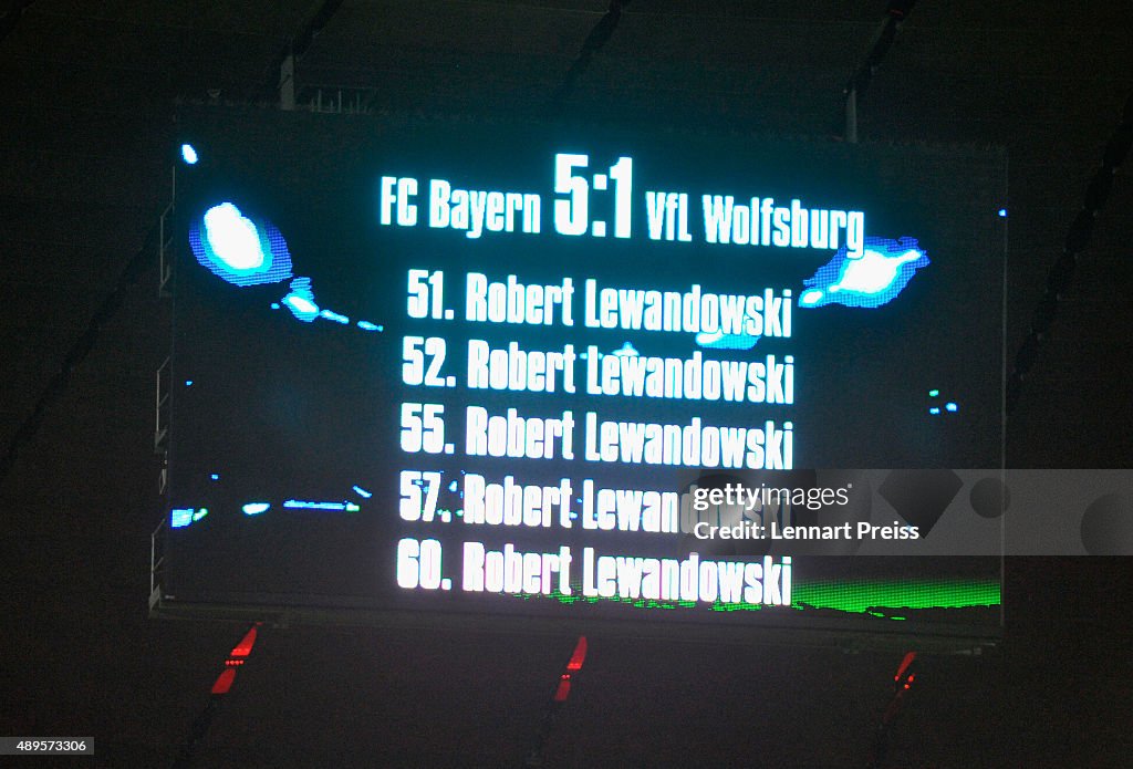 FC Bayern Muenchen v VfL Wolfsburg - Bundesliga