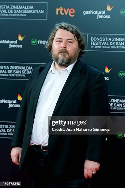 Ben Wheatley attends 'High-Rise' premiere during 63rd San Sebastian Film Festival on September 22, 2015 in San Sebastian, Spain.