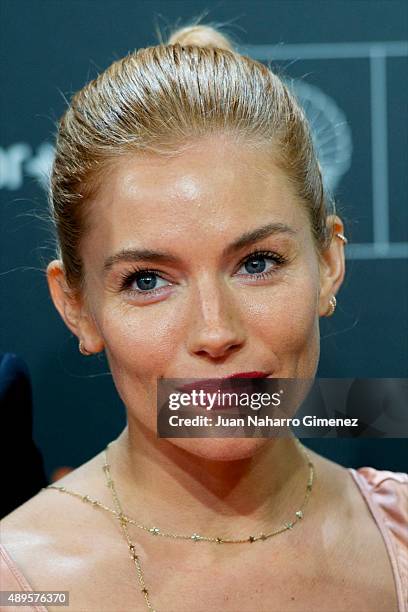 Sienna Miller attends 'High-Rise' premiere during 63rd San Sebastian Film Festival on September 22, 2015 in San Sebastian, Spain.