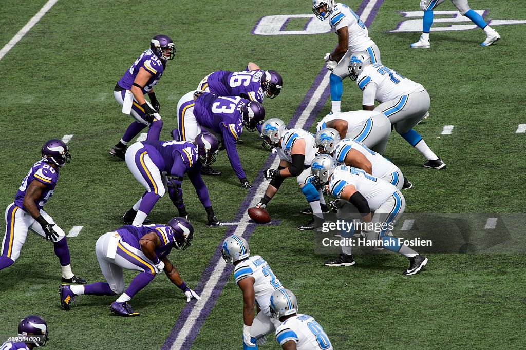 Detroit Lions v Minnesota Vikings