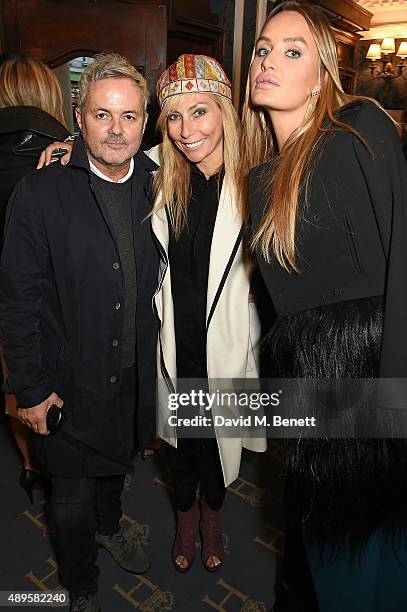 Nellee Hooper, Margarita Wennberg and Masha Markova Hanson attend the exclusive viewing of 'McQueen' hosted by Karim Al Fayed for Lonely Rock...