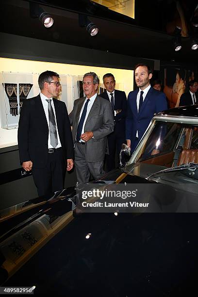 President of Conseil Constitutionel Jean-Louis Debre attends the 'Maison Fabre x DS World Paris' At The DS Flagshipstore In Paris on September 22,...