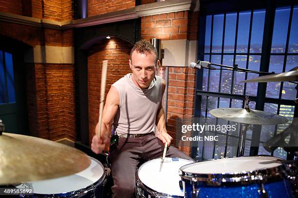 Episode 262 -- Pictured: Stephen Perkins, of Janes Addiction sits in with the 8G Band on September 22, 2015 --