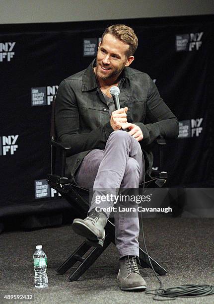 Ryan Reynolds attends The Film Society Of Lincoln Center Sneak Previews: "Mississippi Grind" at The Film Society of Lincoln Center, Walter Reade...