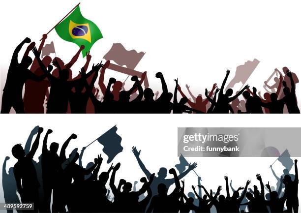 championship fun silhouette - huddle stock illustrations