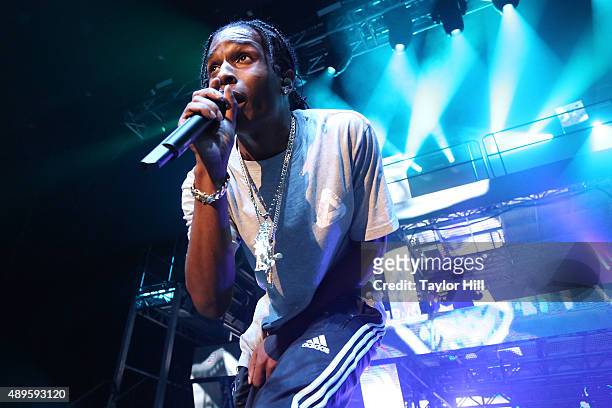 Rocky performs at The Theater at Madison Square Garden on September 22, 2015 in New York City.