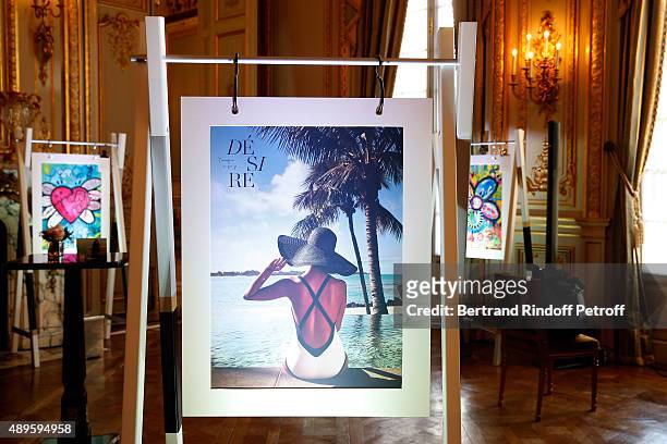 Illustration view during 'Shangri-La Hotels and Resorts' presents its new Hotel in Mauritius , 'Le Touessrok Resort and Spa'. Held at Paris...