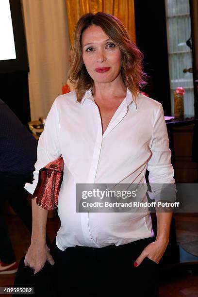 Actrice Anne Marivin, pregnant, attends 'Shangri-La Hotels and Resorts' presents its new Hotel in Mauritius , 'Le Touessrok Resort and Spa'. Held at...