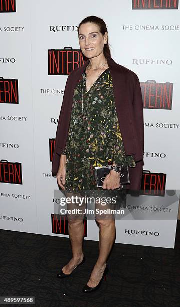 Jennifer Creole attends the The Cinema Society and Ruffino host a screening of Warner Bros. Pictures' "The Intern" at the Landmark's Sunshine Cinema...