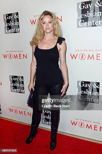 Actress Teri Polo arrives at The LA Gay & Lesbian Center's Annual "An Evening With Women" at The Beverly Hilton Hotel on May 10, 2014 in Beverly...