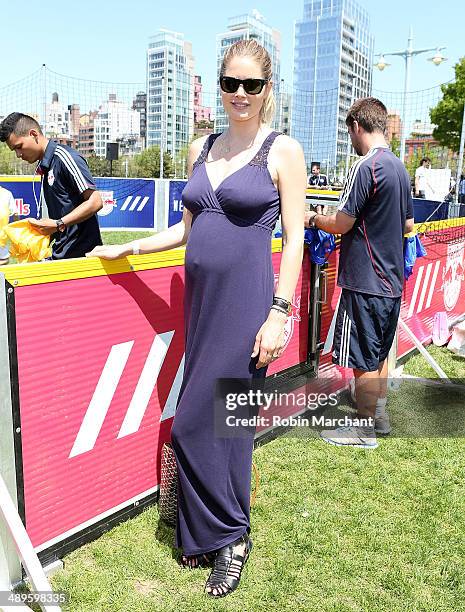 Doutzen Kroes attends the Born Free Africa Mother's Day Family Carnival at Hudson River Park Pier 45 on May 11, 2014 in New York City.
