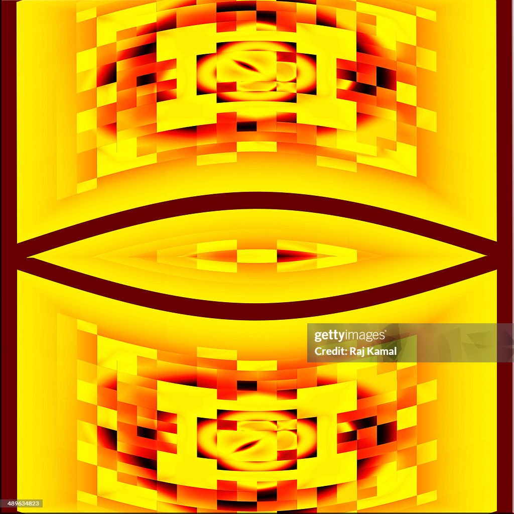 Creative Shapes Abstract Design.