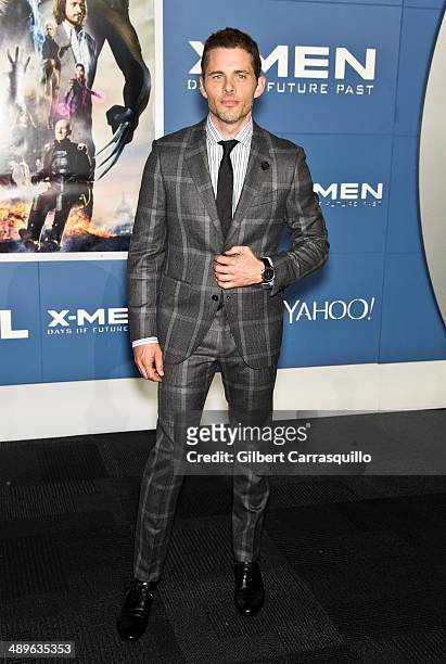 Actor James Marsden attends the "X-Men: Days Of Future Past" world premiere at Jacob Javits Center on May 10, 2014 in New York City.