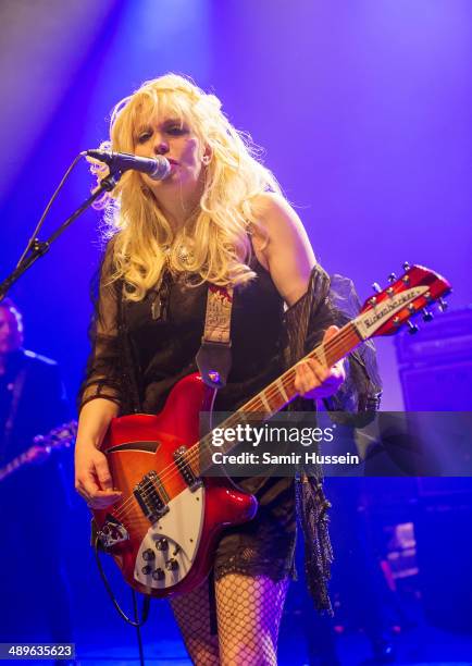 Courtney Love performs live on stage at Shepherds Bush Empire on May 11, 2014 in London, United Kingdom.