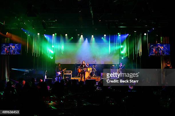Non Blondes perform at The LA Gay & Lesbian Center's Annual "An Evening With Women" at The Beverly Hilton Hotel on May 10, 2014 in Beverly Hills,...
