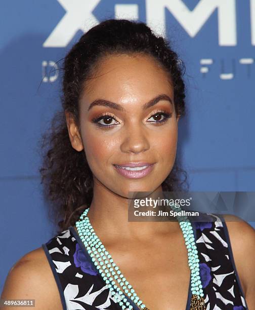 Actress Lyndie Greenwood attends the "X-Men: Days Of Future Past" World Premiere - Outside Arrivals at Jacob Javits Center on May 10, 2014 in New...