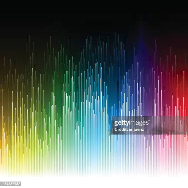 rainbow music background - gay person stock illustrations