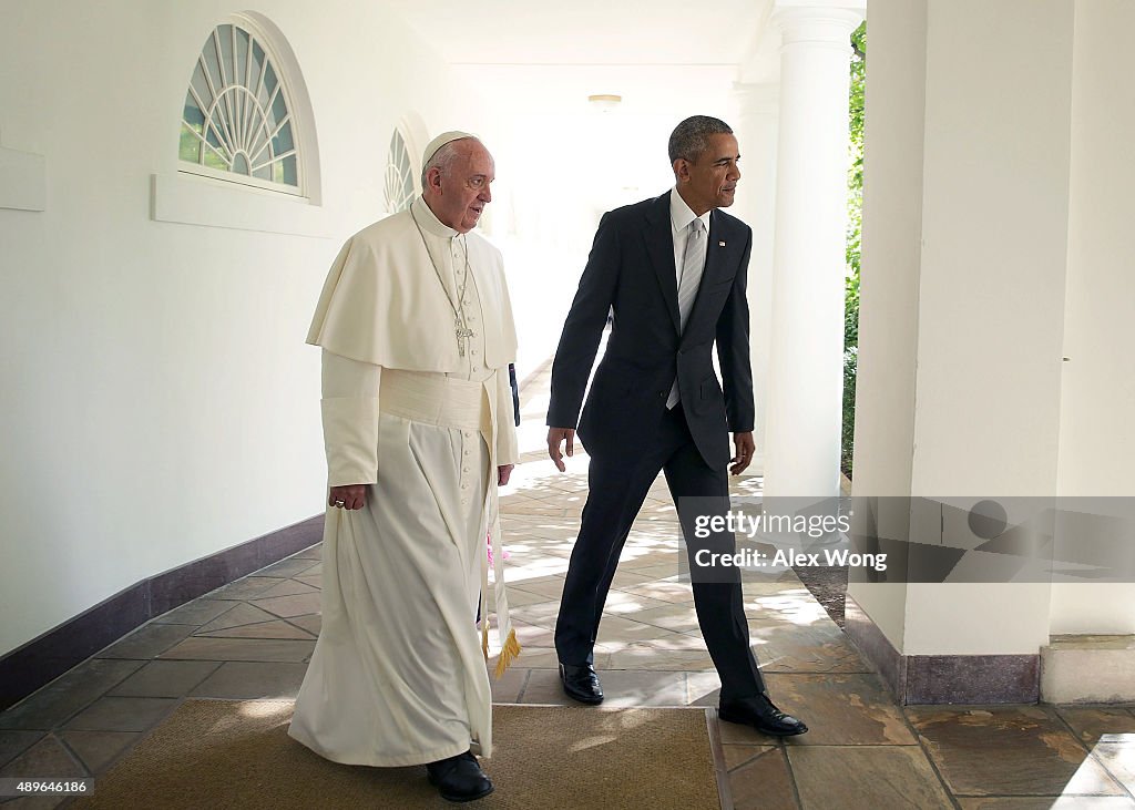 Pope Francis Meets President Obama At The White House