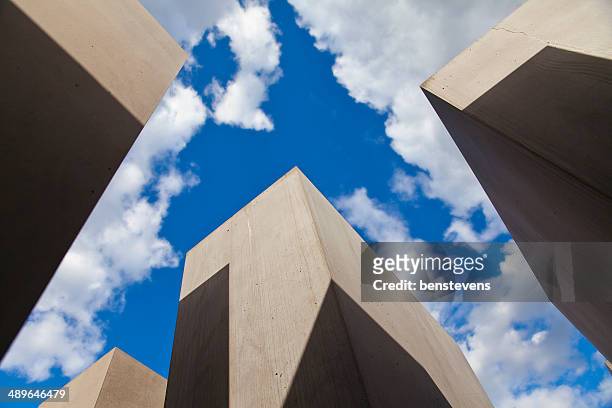 memorial to the murdered jews of europe - benstevens stock pictures, royalty-free photos & images