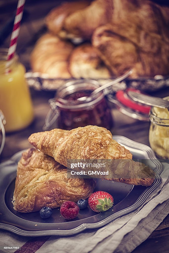 Breakfast with Croissants