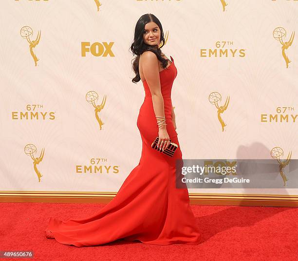 Actress Ariel Winter arrives at the 67th Annual Primetime Emmy Awards at Microsoft Theater on September 20, 2015 in Los Angeles, California.