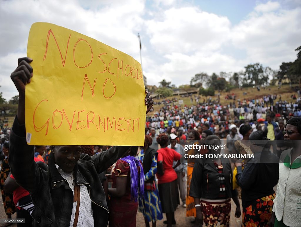 KENYA-TEACHERS-STRIKE