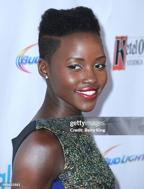 Actress Lupita Nyong'o attends the 25th annual GLAAD Media Awards on April 12, 2014 at The Beverly Hilton Hotel in Beverly Hills, California.