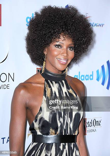 Model Naomi Campbell attends the 25th annual GLAAD Media Awards on April 12, 2014 at The Beverly Hilton Hotel in Beverly Hills, California.