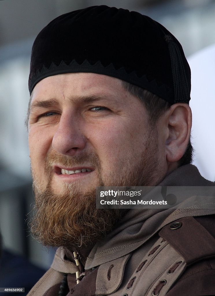 Russian President Vladimir Putin Attends Moscow Cathedral Mosque Opening