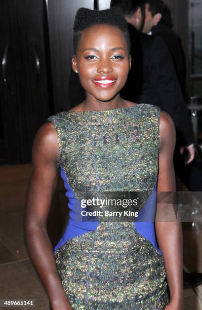 Actress Lupita Nyong'o attends the 25th annual GLAAD Media Awards on April 12, 2014 at The Beverly Hilton Hotel in Beverly Hills, California.