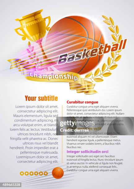 basketball - trophy award lnb basketball stock illustrations