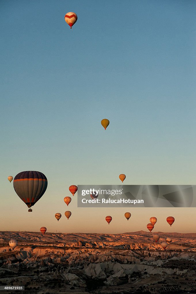 Hot air baloons in Cappadocia