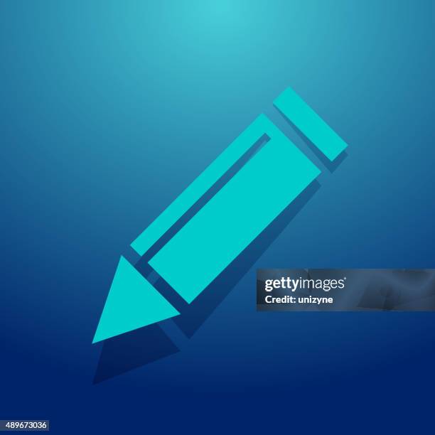 pencil icon - graphite stock illustrations