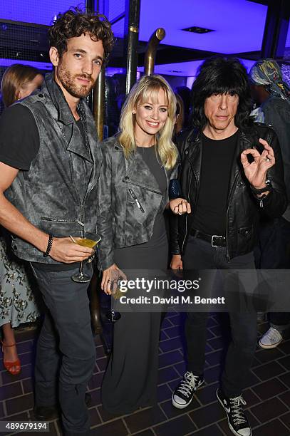 Max Rogers, Kimberly Wyatt and Marky Ramone attend the launch of the Cool Earth Goes Global initiative hosted by Dame Vivienne Westwood and Andreas...