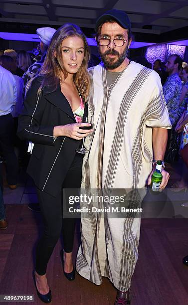 Lelu Rolland and Andreas Kronthaler attends the launch of the Cool Earth Goes Global initiative hosted by Dame Vivienne Westwood and Andreas...