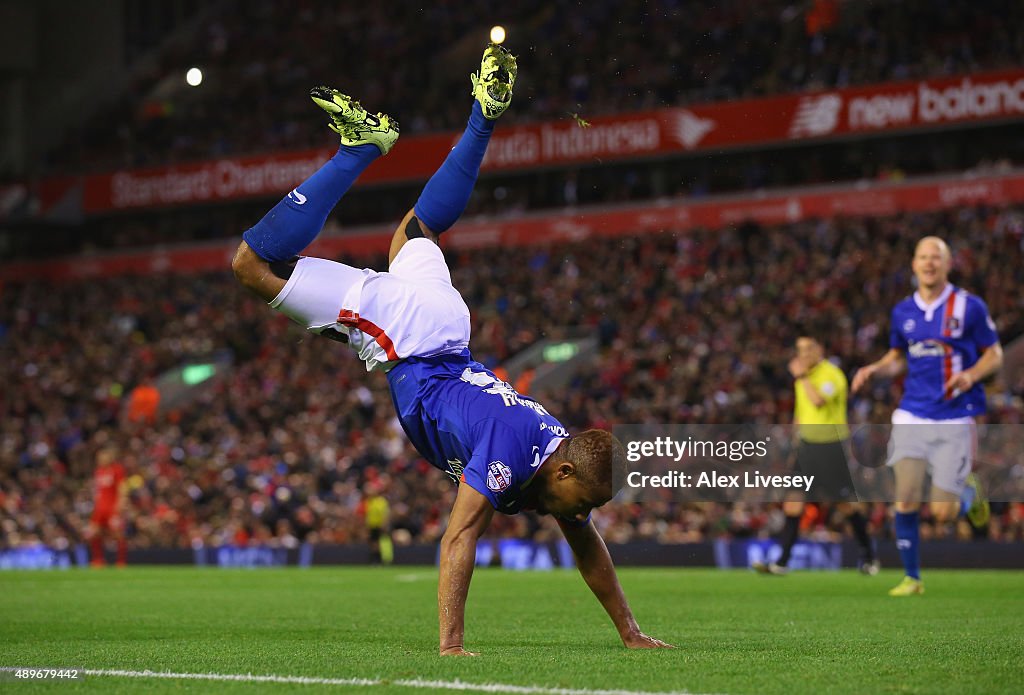 Liverpool v Carlisle United - Capital One Cup Third Round