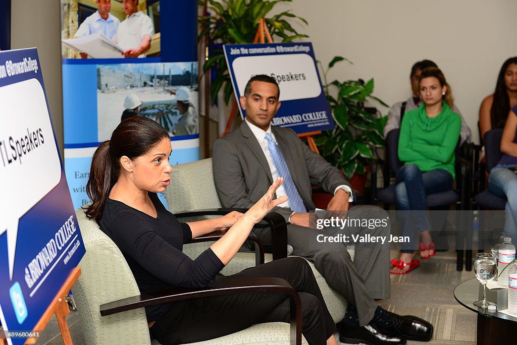 Soledad O'Brien Appears At Broward College
