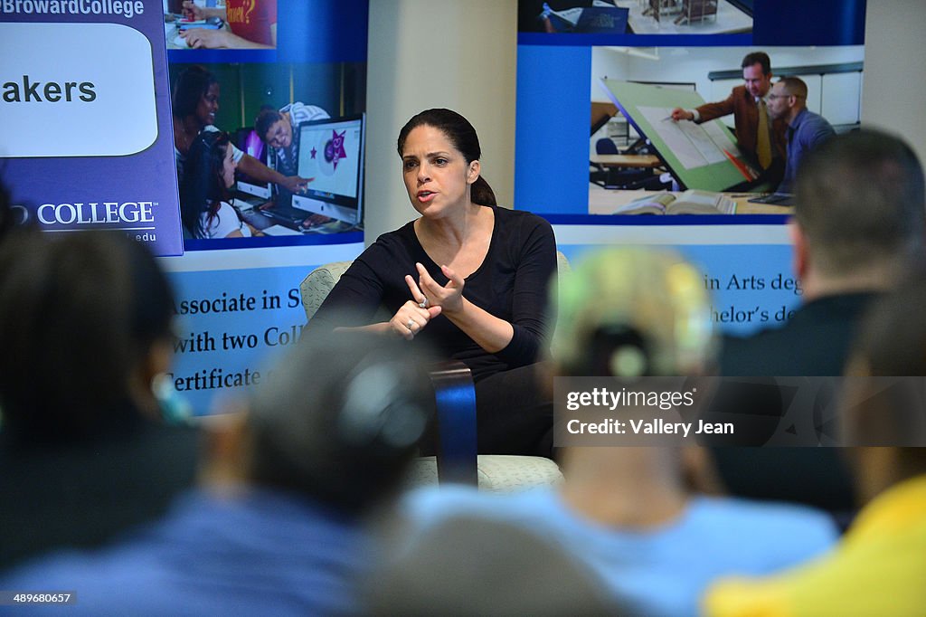 Soledad O'Brien Appears At Broward College