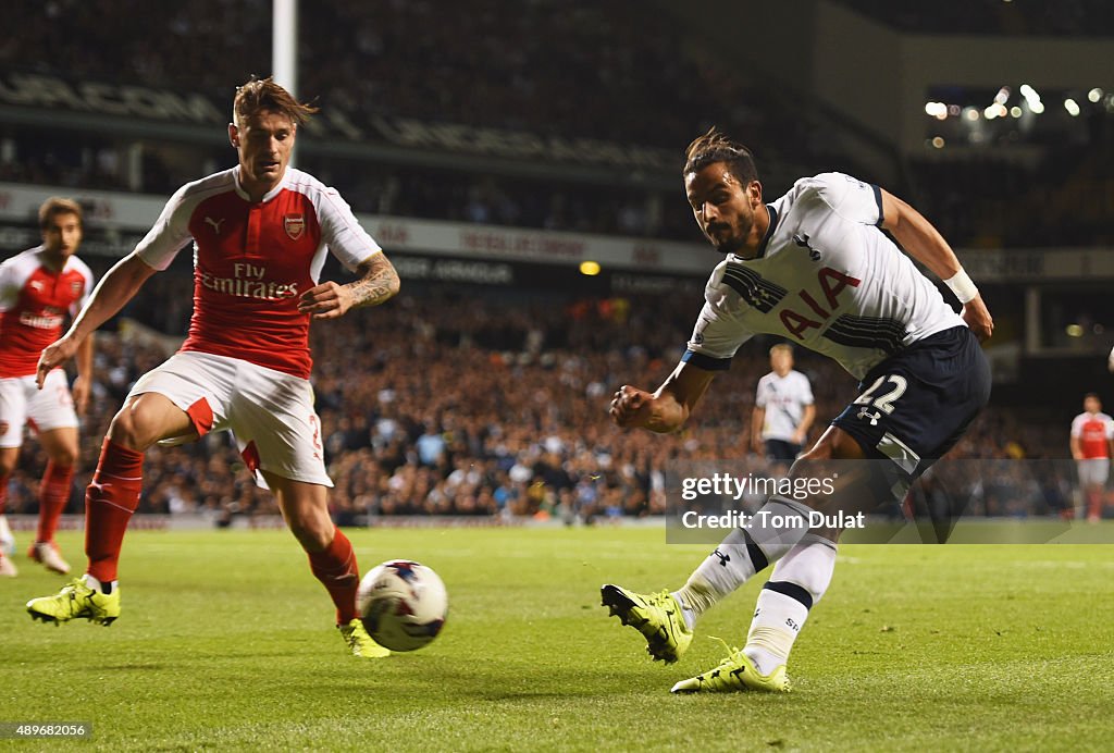 Tottenham Hotspur v Arsenal - Capital One Cup Third Round