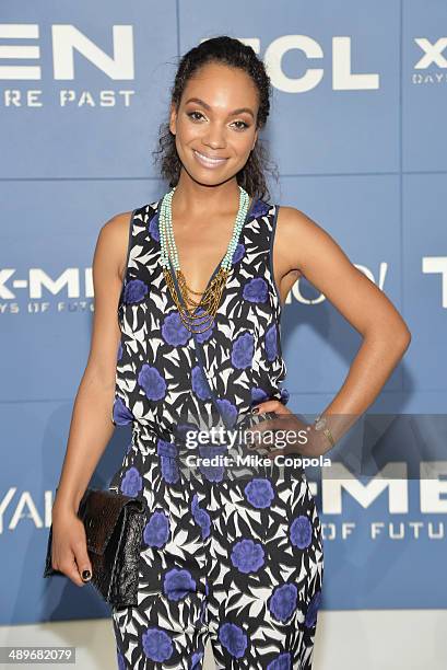 Actress Lyndie Greenwood attends the "X-Men: Days Of Future Past" world premiere at Jacob Javits Center on May 10, 2014 in New York City.