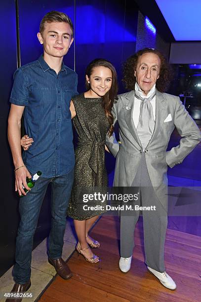Joe Molloy, Isobelle Molloy and Philip Salon attend the launch of the Cool Earth Goes Global initiative hosted by Dame Vivienne Westwood and Andreas...