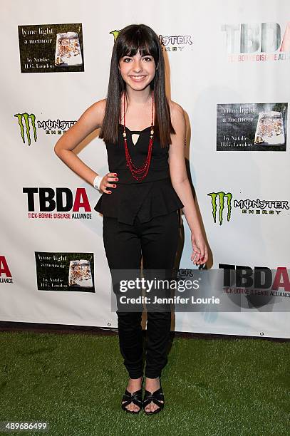 Actress Jaidan Jiron arrives at the Lyme Light Benefit Concert featuring The All American Rejects And Youngblood Hawke at El Rey Theatre on May 1,...