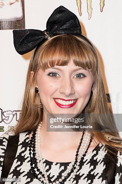 Actress Tara Nicole Azarian arrives at the Lyme Light Benefit Concert featuring The All American Rejects And Youngblood Hawke at El Rey Theatre on...