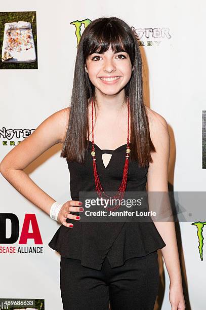 Actress Jaidan Jiron arrives at the Lyme Light Benefit Concert featuring The All American Rejects And Youngblood Hawke at El Rey Theatre on May 1,...